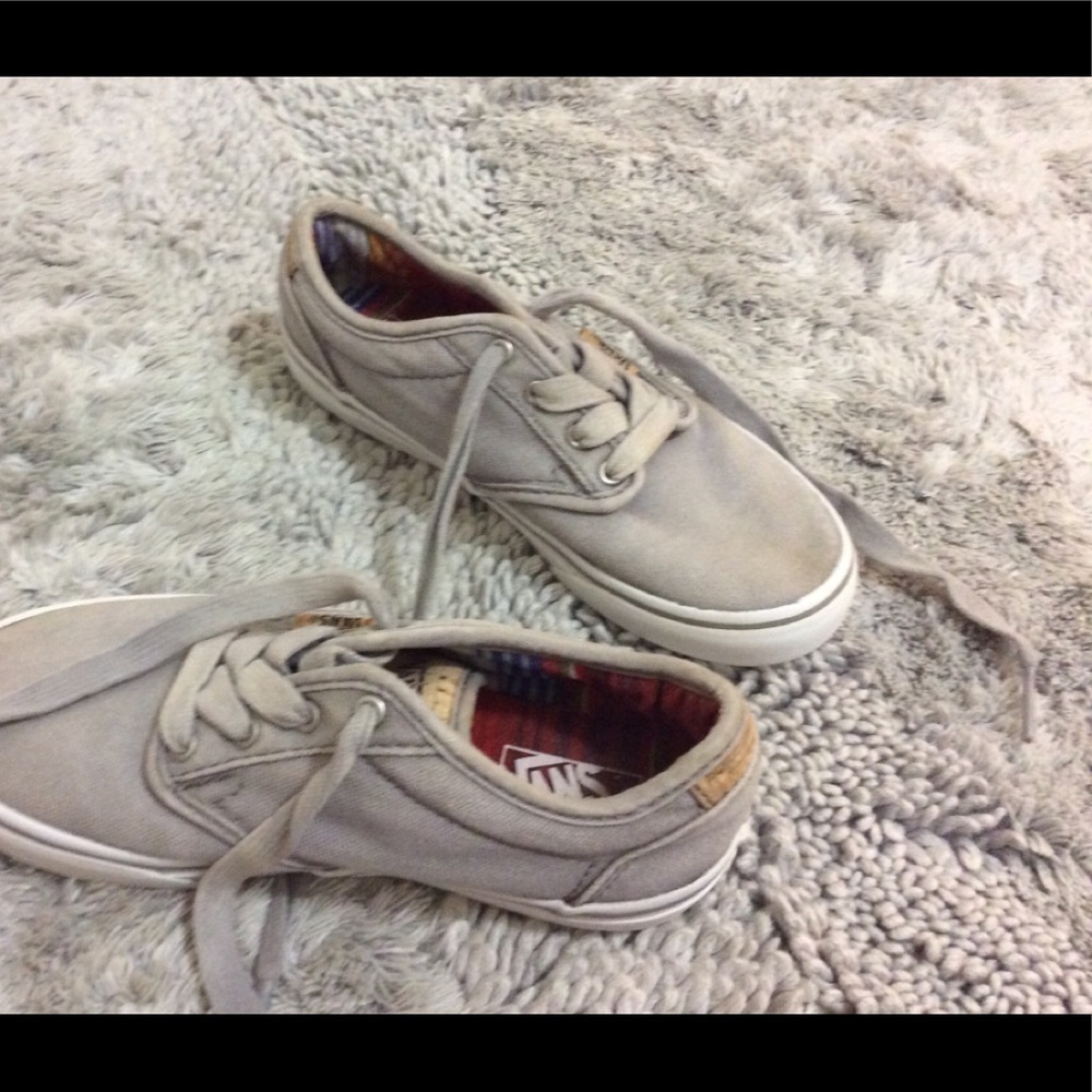 Gray vans.